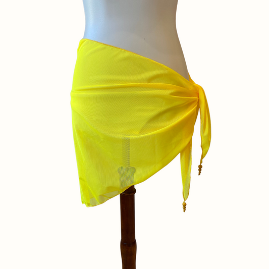 Yellow Coverup Skirt